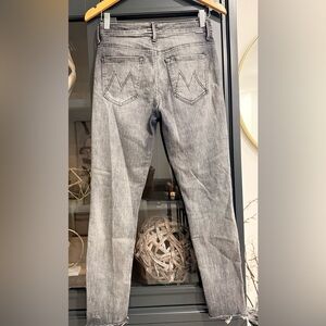 MOTHER Black/Gray Skinny Jeans